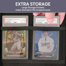 Load image into Gallery viewer, Large Red 9 Pocket TopLoader Binder With 6 Storage Slots