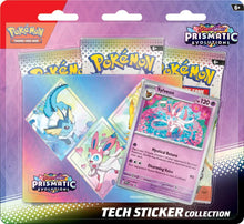 Load image into Gallery viewer, Pokemon TCG: Scarlet & Violet - Prismatic Evolutions Tech Sticker Collection Preorder 1/17/2025