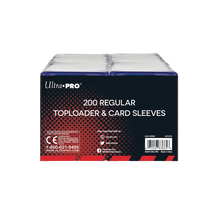 Load image into Gallery viewer, Ultra Pro 3" x 4" Clear Regular Toploaders and Soft Sleeves Bundle (200ct) for Standard Size Cards