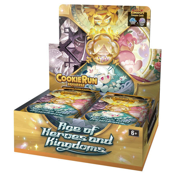 CookieRun - Braverse : Age of Heroes and Kingdoms ENGLISH Booster Box + Promo Pack
