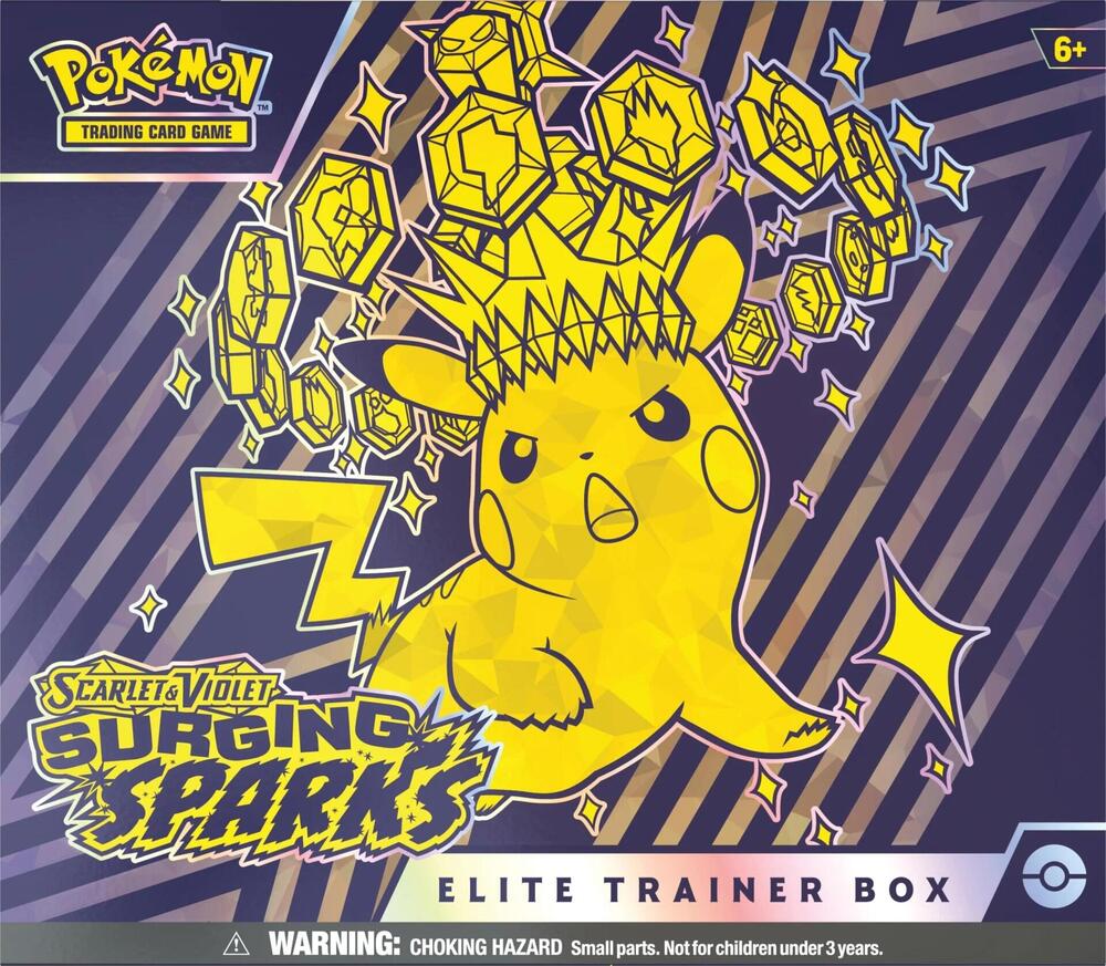 Pokemon TCG: Scarlet & Violet - Surging Sparks Elite Trainer Box 11/8/2024