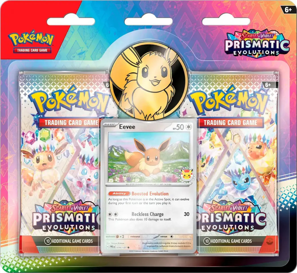 Pokemon TCG: Scarlet & Violet - Prismatic Evolutions 2-Pack Blister Preorder 2/21/2025