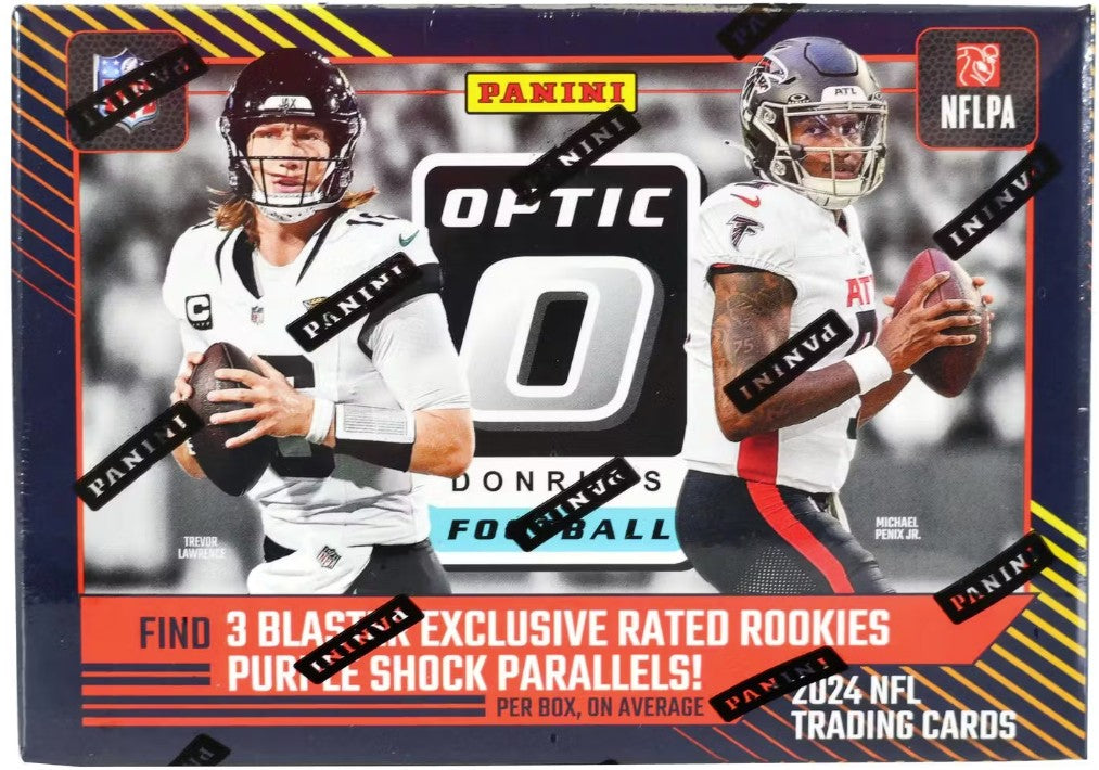 2024 Donruss Optic NFL Blaster CASE of 20 Purple Shock