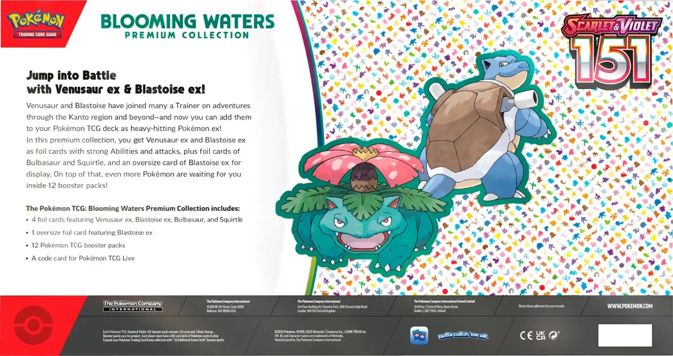 Pokemon TCG: Blooming Waters Premium Collection Preorder 2/7/2025