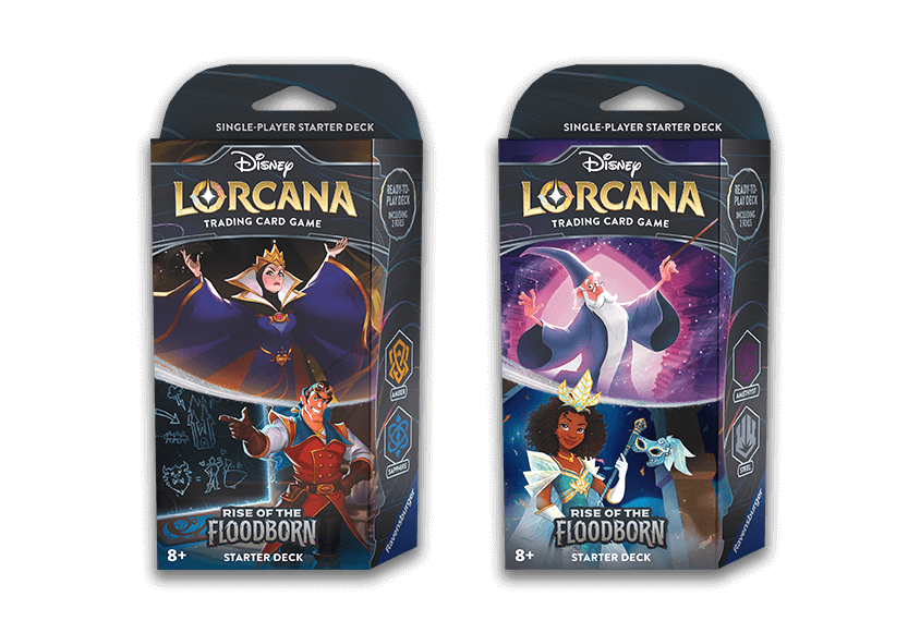 Disney Lorcana TCG: Rise of the Floodborn Starter Deck Pair Preoder 12/1