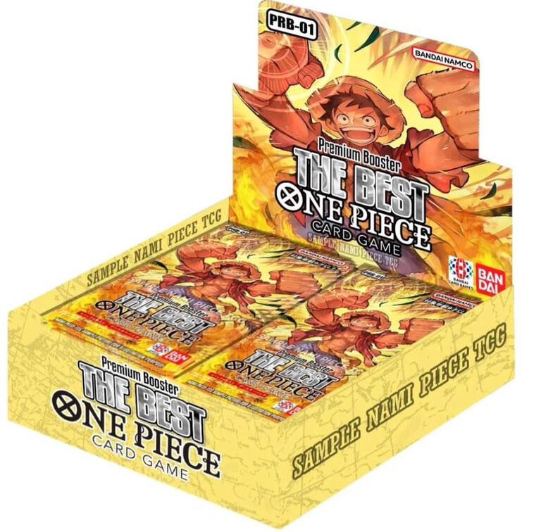 one piece 1st edition booster box PRB-01 Japanese AllPokeTCG Artwork includes card game exclusives one piece 1st edition booster