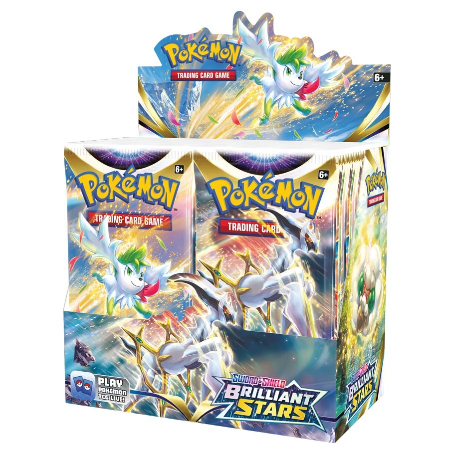 Pokémon TCG: Sword & Shield-Brilliant Stars Booster Display Box (36 Packs)